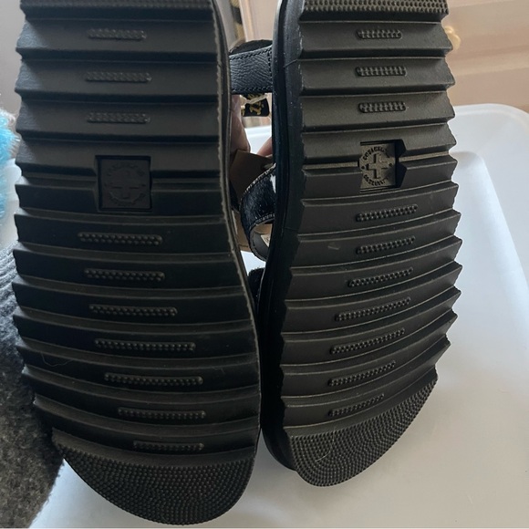 Dr Martens Blaire Hair-On Cow Print Strap Sandals Womens Size 9 Doc Martens NWT - Picture 6 of 7